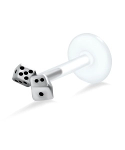 Dices Shaped Labrets Push-in LA-278 